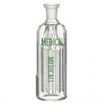 Medicali Glass - 8-Arm Tree Perc Ash Catcher - Green Label