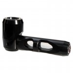 Metal Hammer Pipe with Glass Interior - Choice of 5 colors