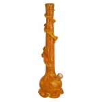 Noble Glass Extra Large Orange Glass Bong with Orange Wrap