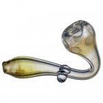 Fumed Sherlock Pipe with Fumed Dots Around Bowl