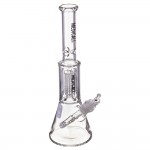 Medicali Glass - Mini 8-Arm Tree Perc Beaker Bong – Black Label