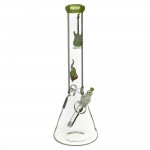 Medicali Glass - Slyme 45 Mil Beaker Bong - 14 Inch - Guitar Label