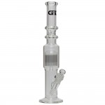 Grace Glass - 32-arm Percolator Cylinder 7mm Glass Ice Bong with 6-arm Diffuser Downstem