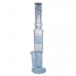 Ice Bong with HoneyComb Disc & 14-Arm Tree Percolator with built-in downstem