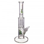 Medicali Glass - Mini Showerhead Perc Straight Bong - Guitar Label