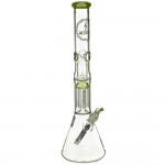 Medicali Glass - Slyme 8-Arm Tree Perc Beaker Bong - 14 Inch - Special Edition Music Label