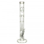 Medicali Glass - Showerhead Perc Straight Bong - 18 Inch - Special Edition Music Label