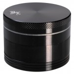 Black Leaf - Aluminum Herb Grinder in Gift Box - 4-part - 55mm - Choice of 7 colors
