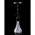 Kaya Shisha - Hookah Pipe – White Zebra Glass Base