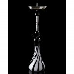 pipes cannabis Kaya Shisha - Hookah Pipe – Black & White Zebra Glass Base