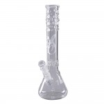 Weed Star -  Messias Illusion 7 mm Glass Bong with Ice Notches