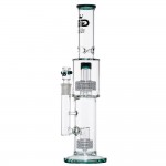 Grace Glass - Limited Edition Ice Bong with Double Drum Diffuser - Green