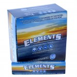 Elements - Connoisseur King Size Slim Rice Rolling Papers with Tips - Box of 24 Packs