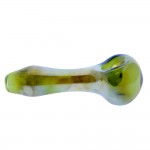 Glass Spoon Pipe - Fume on Green Glass