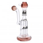 iDab Glass Sherlock Vapor Bubbler with Red Frit - 14.5mm