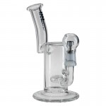 Black Leaf - OiL Circ Perc Vapor Bubbler - Dome, Stainless Steel Nail and Slide Bowl