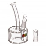 SYN Glass – Hitch Hiker Glass Bubbler – Rasta Label