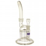 SYN Glass Hydrant Bubbler with Showerhead Perc - Purple Label