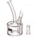 SYN Glass – Hitch Hiker Glass Bubbler – Black Label