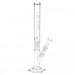 EHLE. glass Single Dome Perc Ice Bong with Hexagonal Foot