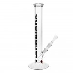 EHLE. glass Hardware#1 Straight Bong with Round Foot 14.5 mm