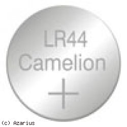 Piles bouton LR44, 1.5V