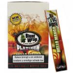 Blunt Wrap Double Platinum 2x - Mello Mango Flavored Cigar Wraps - Box of 25 Packs