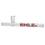 EHLE. Glass - Steamroller Pipe - Extra Large - Red logo w/black outline