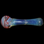 Glass Fumed Spoon Pipe - Various Colors