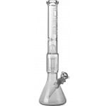 Blaze Glass -  Premium Percolator Ice Bong clear - Beaker base