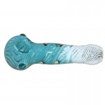 Inside Out Spoon Pipe with Frit