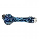 Glass Spoon Pipe - Heavy Inside Out - Choice of 5 colors