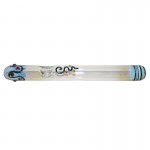 Steamroller Pipe - Fumed w/ Fancy Color Wrap - Choice of 3 colors - 20cm or 25 cm