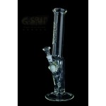 G-Spot Glass - Blitz Bong - Flame Polished Logo - 40cm - No Ice - Solid Tank Joint