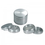 Large Aluminum Grinder with Screen - 4 part