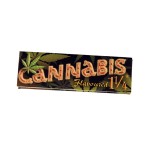 Cannabis Flavored Regular Size Rolling Papers - Box of 24 Packs