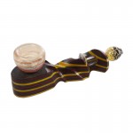 Hybrid Pipe H3 - Wood Pipe with Glass Bowl and Mouthpiece