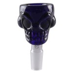 WS Glass Skull Bowl - Blue