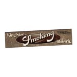 Smoking Brown King Size Slim Rolling Papers - Box of 50 packs
