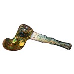 Glass Hammer Handpipe - Inside Out With Fumed Dots