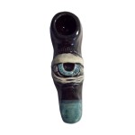 Ceramic Hand Pipe - Large Eye