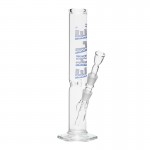 EHLE. Glass - Mexico Straight Cylinder Ice Bong 500ml - 18.8mm - Cozumel Logo