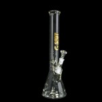 G-Spot Glass - Beaker Bong - Real Gold Logo - 45cm - Ice - Solid Tank Joint