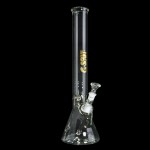 G-Spot Glass - Beaker Bong - Real Gold Logo - 55cm - Ice - Solid Tank Joint - No Carb