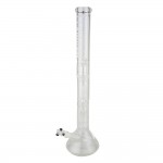 Leviathan Pipes - Goliath Alpha - Double 8-arm Perc Beaker Base 7mm Glass Ice Bong