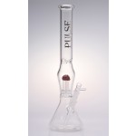 Pulse Glass - Double Showerhead Perc Brain Beaker Base Tube