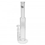 Homegrown Glass - Stemless Double Perc Bong with 10-arm Perc