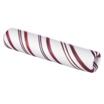 Glass Taster Pipe - White Glass Candy Cane