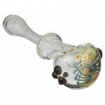 STF aka Sean Foley - Clear Glass Spoon Pipe With Reticello Cap