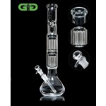 Grace Glass - Double 10-arm Perc Beaker Base 5mm Glass Bong